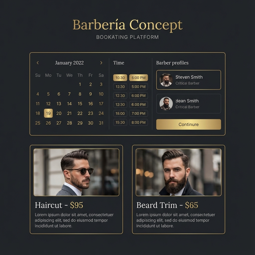 Barbería Concept