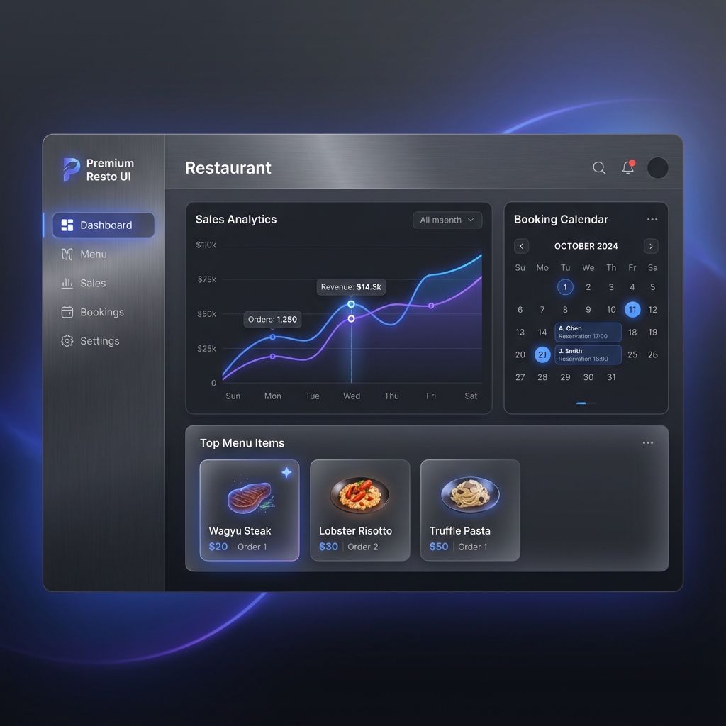 Premium Resto UI